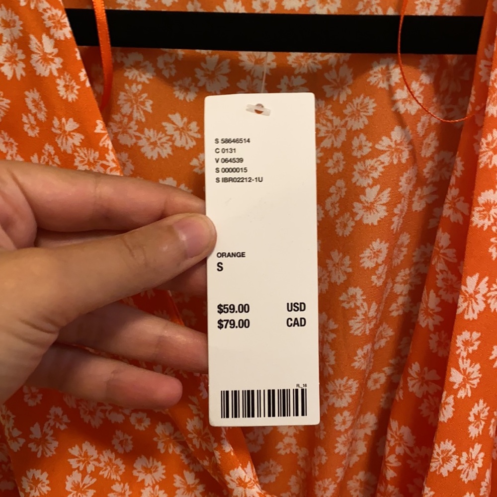 UO Taylor Tie-Front Printed Romper - Picture 3 of 4